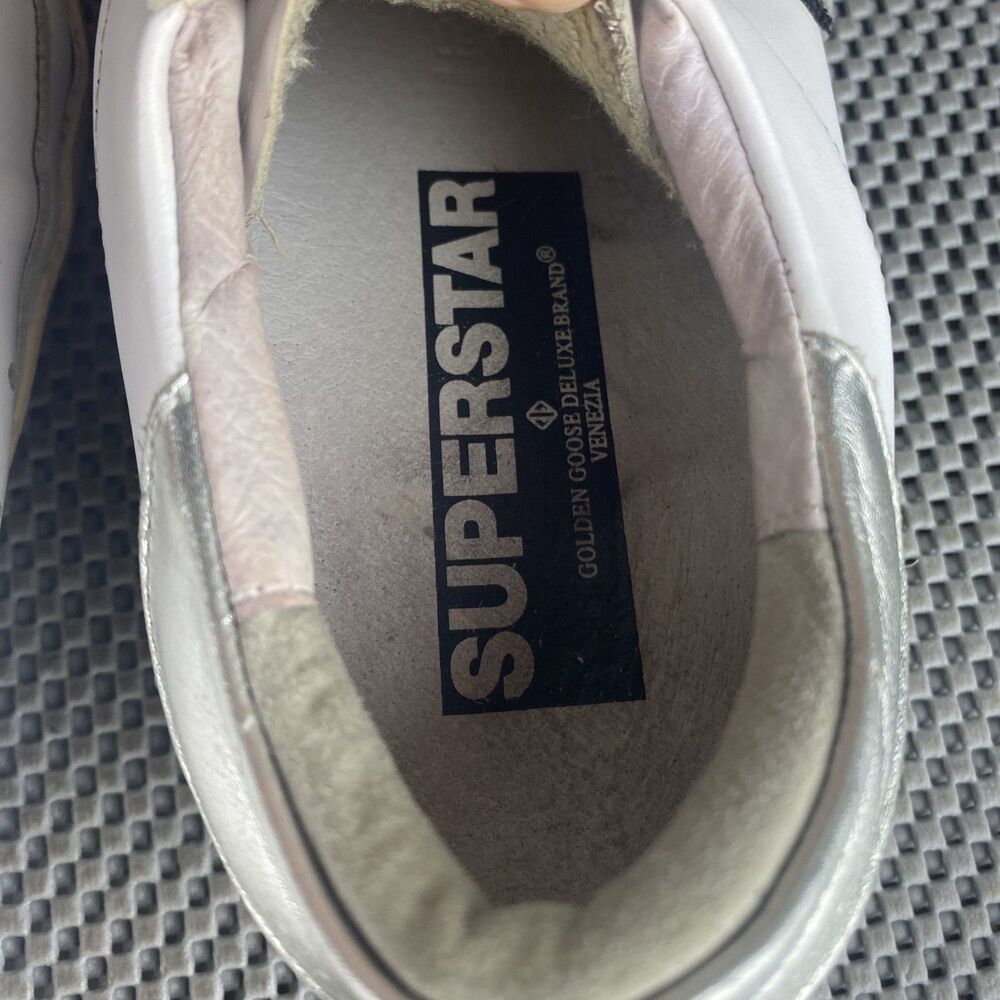 Golden Goose Super-Star Classic Sneakers Adult 42 M9 L12 White Leather Low Top - Picture 11 of 13